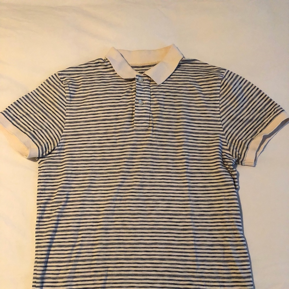 J Crew Striped Polo